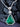 Designer Fancy Colored Stone and Kundan Polki Sterling Silver Necklace